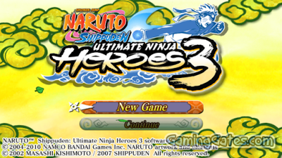 naruto ultimate ninja heroes 3 psp high compressed